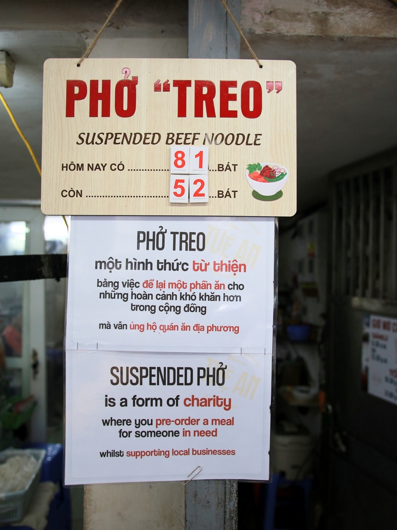 pho treo, suspended pho, pho treo hanoi, suspended pho hanoi